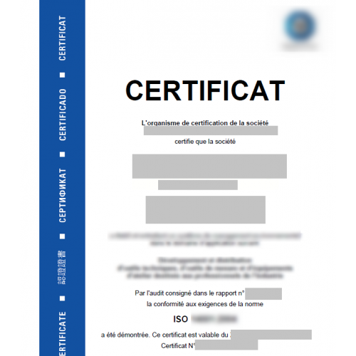 Certificación de calidad