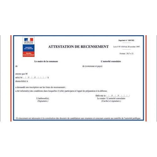 Certificado de empadronamiento