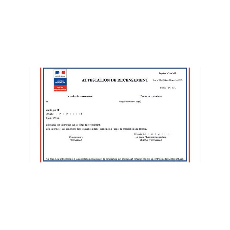 Certificado de empadronamiento